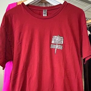 Florida Gulf Coast Tshirt Adult Large Happy Hour Clearwater Beach Maroon